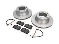 Pack plaquettes et disques de frein arrière. Porsche 944 S2 3.0L 16V 1989-91 - 95135204105, 94461236502, 96435193903, 95135193908, 95135204102