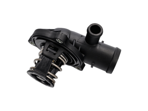 Alloggiamento termostato pompa acqua con inserto e guarnizione. Porsche 957 Cayenne Diesel - 95510603200