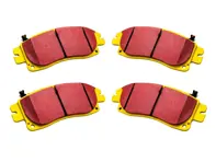 Pastillas de freno EBC AMARILLAS TRASERAS 'Fast Road'. Porsche Macan 95B 2.0ltr / Macan Diésel - PAB698451, 4G0698451A, 9A769845100 - DP42082R