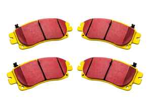 Pastillas de freno EBC AMARILLAS TRASERAS 'Fast Road'. Porsche Macan 95B 2.0ltr / Macan Diésel - PAB698451, 4G0698451A, 9A769845100 - DP42082R