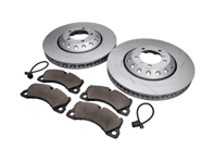 FRONT Brake Pads and Brake Disc Package. Porsche Panamera Turbo / Turbo S