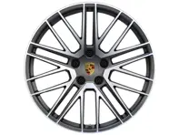 Llanta de aleación trasera Turbo V en acabado Titanio 21" 11J ET66 (Invierno) PCD 5/130 - 992601025POC6