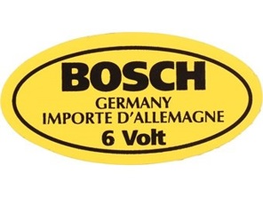 Sticker '6 Volt' for Porsche 356 - PCG70100800