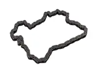 Chaîne de distribution, en haut à droite. Porsche 970 Panamera / 958 Cayenne HYBRIDE - 958109465D, 95810546520