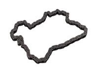 Catena di distribuzione, superiore destra. Porsche 970 Panamera / 958 Cayenne IBRIDA - 958109465D, 95810546520