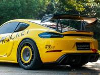 DRS-1 Swan Neck Rear spoiler and 3' riser kit carbon fibre. Porsche 718 Cayman GT4 - 9GT825871A, 9GT825871AA3G, 9GT827465D, 9GT827466D