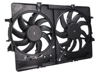 Water radiator fans with cowling. Porsche 95B Macan 2.0L - 8K0959501G, 9A712100315