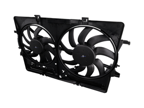 Ventilateurs de radiateur à eau avec capot. Porsche 95B Macan 2.0L - 8K0959501G, 9A712100315, 8K0121003P