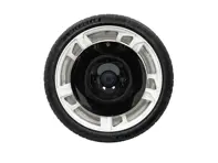 Llanta trasera de disco EVO Aero, fibra de carbono para llanta de aleación. Porsche 9J1 Taycan Cross Turismo