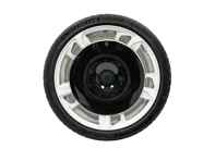 EVO Aero Scheibenrad hinten, Carbonfaser für Leichtmetallfelge. Porsche 9J1 Taycan Cross Turismo