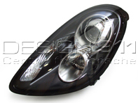 Headlamp. Porsche 981 Boxster / 981C Cayman RHD - 98163111306, 98163111406, 98163111307, 98163111408, 98163111307, 98163111408