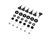 Fitting Kit for Grille for Rear Spoiler Lid Porsche 911 74-89 - 91155941100, 91155941101, 91155943300, 113951539, 91155943500, 90008402601, 91155915101, N01166516