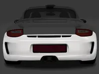 Rear bumper GT3/RS look. Porsche 911 (997) 2008-12 C2 / C2S - ZB125, ZB125