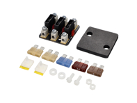 FUSE PANEL REAR IN ENGINE BAY 3 WAY with LED Fuse failure indicators Classic Retrofit - 91161209305, 91161209306
