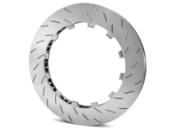 Replacement floating brake disc rotor 318mm x 28mm, PFC Direct Drive V3, Slotted Road disc. - 318.28.0061.451, 318.28.0061.461