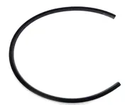 Flexible rubber window channel. Porsche 356A / 356B / 356C - 64454290200 - 644.542.901.00, 1686001700