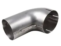 Wärmetauscher-Winkelverbinder, Edelstahl. Porsche 911 1975-83 / 930 Turbo - 91121113100, 1623150100, 91121113101, 1623150200 - 1623150200, 1623150100