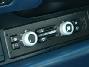 Cubiertas de la perilla del calentador de aleación. Porsche 964/993/944/968 - 911680HC993