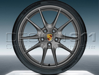 20' 991 C4 / C4S Carrera S Platinum Alloy Wheels & Tyres Original Porsche - 99104460226, 99104460225