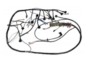 Luggage compartment wiring harness loom. Porsche 911 1970 - 91161200200, 91161206000