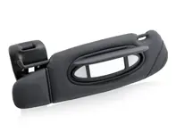 Sonnenblende, Leder, links, in Metropole Blue. Porsche 996 C2 / C4 - 99673198003G11