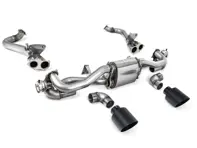 Milltek Sportauspuff mit GPF-Bypass und schwarzen Cerakote-Verkleidungen. Porsche 718 Cayman GT4 / Boxster GTS 4.0L - 982254351B, 982254351L, 982254351AA, 982254351P, 982254351R, 982254350B, 982254350L, 982254350AA, 982254350P, 982254350R, 982251053F, 982251053H, 982251053K, 982251053E - SSXPO149