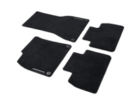 Alfombrillas con marco de Nubuk, color negro. Porsche 95C (H2) Macan Eléctrico LHD - Volante a la izquierda - 95C864435BLK