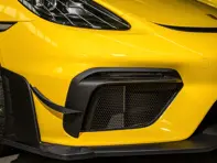 Lower spoiler extension  and dive plane kit carbon fibre. Porsche 718 GT4 / GT4 RS - 982807749OK1, 982807750OK1