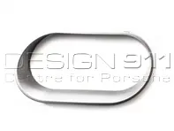 Achterbumper uitlaat afdekking. Porsche 957 Cayenne - 95550583700U90, 95550583800U90