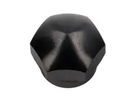 Wiper arm assembly cup nut Front, BLACK. Porsche 911 / 914 - 90162834100