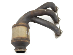 Used Exhaust manifold with catalytic converter, RIGHT. Porsche 991 GT3 - 9A111302290