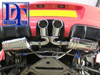 Marmitta di scarico / Silenziatore Sport DesignTek per Porsche Boxster Gen2 987 / Cayman - 98711311731, 987113117BX, 98711313131, 98711313132, 98711311831, 987113118BX, 98711313231, 987113132BX