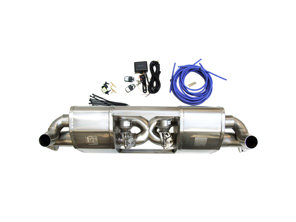 Silenziatore anteriore DesignTek X-Pipe con interruttore Valvetronic Porsche 991.1 - 115280-01, 99111133105, 99111133107, 99111133104, 99111133106