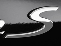 S - Badge arrière chromé pour Porsche 95B.1 Macan - 95B853675A