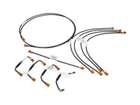 Brake line kit. Porsche 356 C - 64442314, 69535260100, 69535260201, 69535531300, 69535560500, 69535560600 - 1661501210