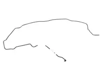 Luftleitung, vorderes Kraftstoffsystem. Porsche 996 Carrera - 99620136101