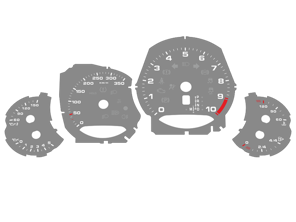 Cadran réglé, KMH. Porsche 991.1 GT3
