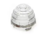 Front turn signal lens, Clear, Round. Porsche 356 - 64463141101