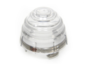 Blinkerglas vorne, klar, rund. Porsche 356 - 64463141101