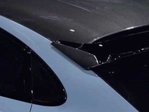 Rivestimento laterale in fibra di carbonio per spoiler sul tetto. Porsche 9YA Cayenne turbo GT Coupe - 9Y3863149BO3G, 9Y3863150BO3G