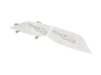 Logo de plaque d'extrémité d'aile arrière Weissach RS. Porsche 992 GT3RS - 99204482093OZ1, 99204482093BO1, 99204482093II0, 99204482093II9