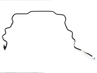Headlight washer pipe, Right. Porsche 996 2001>> - 99662813601, 99662813500