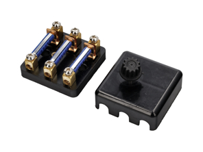 Panneau de fusibles arrière à 3 voies avec couvercle. Porsche 911 - 91161209306, 91161209307, 91161209305