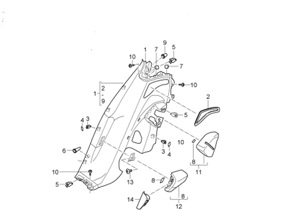 Anschlagpuffer Radlaufinnenverkleidung 20x8x0,5. Porsche 970 Panamera - 99970354740