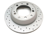 Brake disc rotor Rear. Porsche 944 / 924S / 924Turbo / 924GT Cars without ABS - 94435204102, 94435204105, 460.1511.52, 92835204102