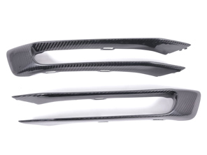 Luftführungssplitter für vordere Stoßstange, Kohlefaser. Porsche 991.1 Carrera - E319