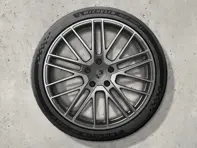 Jantes alliage 21" Panamera "911 Turbo Design" et pneus été Porsche d'origine - 976044660K
