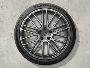 Jantes alliage 21" Panamera "911 Turbo Design" et pneus été Porsche d'origine - 976044660K