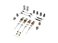 Kit de montage de mâchoires de frein à main. Porsche 911 65-89 - PCG35209712 - 76261, PS8986, 1664000810