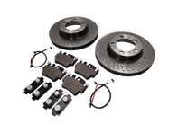 FRONT Brake Pads and Brake Disc Package for Porsche 996 Carrera - 99635294903, 99635108802, 99661236501, 99635140501, 99635140601, 99635294904, 99635140X01